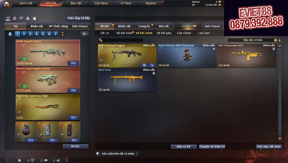 shop acc cf uy tin gia re